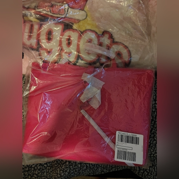 NEW Rebecca Minkoff Megan Triple Entry Leather Pink Tote Bag Purse - Picture 2 of 8